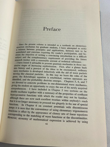 Quantum Mechanics by Eugen Merzbacher 1961 Vintage Hardcover Book 1st Edition  - Picture 8 of 12