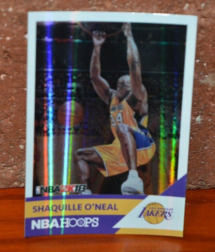 BASKETBALL CARD NBA HOOPS NBA 2K18 SHAQUILLE SHAQ O'NEAL