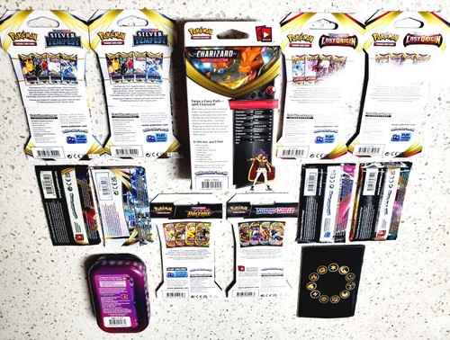 SWSH 10x Pokemon Booster Pack & Charizard Deck! Vivid, Fusion, Lost Origin more! - Picture 4 of 10