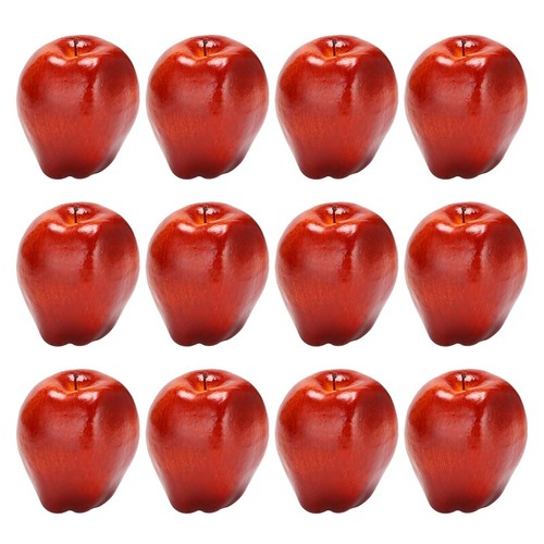 12 Piezas de Manzanas de Frutas Falsas Manzanas Artificiales SimulacióN Rea Y4G1 - Imagen 1 de 8