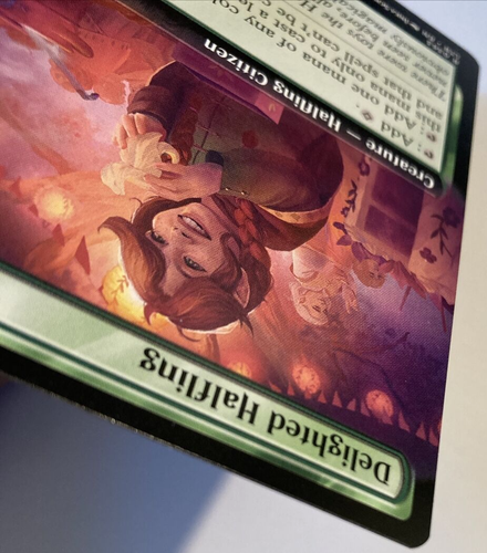 Magic The Gathering Delighted Halfling *ARTE EXTENDIDO* El Señor de los Anillos 0363 Pack Fresco - Imagen 5 de 6