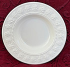 Wedgwood Home FESTIVITY Rimmed Soup/Pasta BOWLS, Embossed Rim, 23cm
