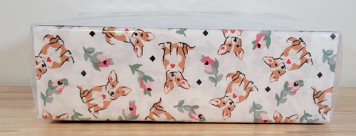Cath Kidston London Corgis Multi 4pc Queen Cotton Sheets Set Floral Dogs - Picture 8 of 8