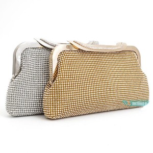 Silver Gold Women Luxury Crystal Bridal Evening Clutch Bag Purse Image Is Loading Silver Amp Gold Women Luxury Crystal Bridal Evening