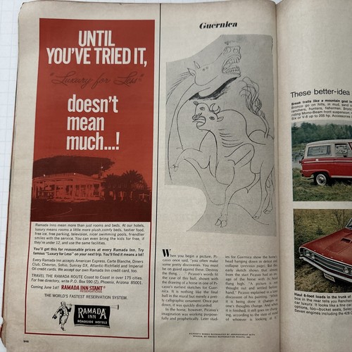Life Magazine Picasso SPECIAL DOUBLE ISSUE Two in One 1968 Historical Art  - Foto 8 di 9