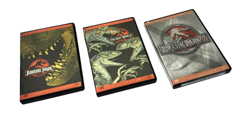 Jurassic Park 1, The Lost World JP #2, & JP#3, FULL SCREEN Collector's Ed DVDs - Imagen 23 de 23