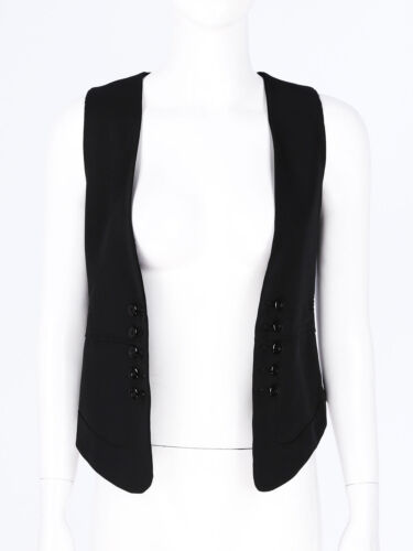 Damen Anzugweste komplett gefüttert Einreiher V-Ausschnitt eleganter Anzug Business Weste - Bild 2 von 18
