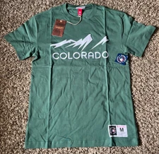 NEW Mitchell & Ness MLB Colorado Rockies City Connect Premium T-Shirt (Medium)