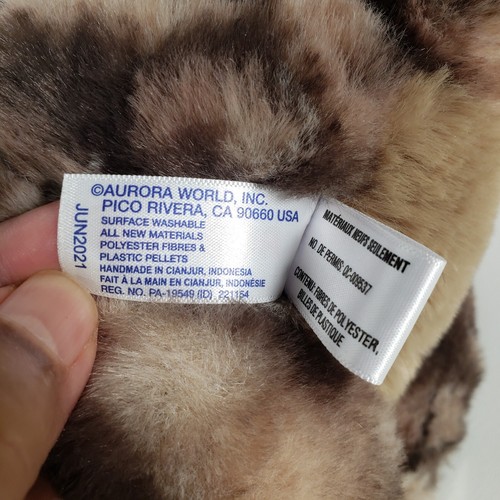 Aurora Luxe Boutique Large Jira Jaguar Cat Realistic Stuffed Plush Toy Gift Soft - Picture 13 of 14