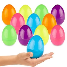 50 EMPTY PLASTIC EASTER VENDING EGGS 2.36 INCH, BEST PRICE