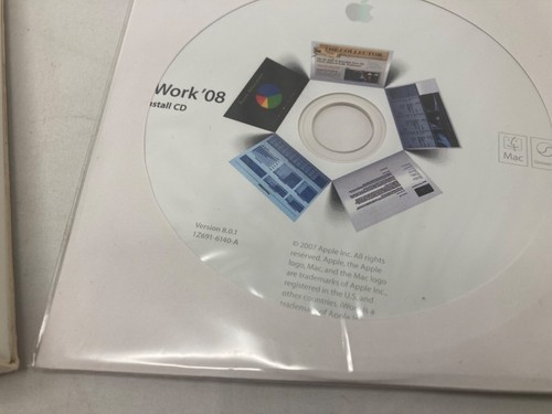 Apple iWork '08 (retail Disc Ver. 8.0.1) iLife '08 (MB015Z/A) Mac - Picture 3 of 4