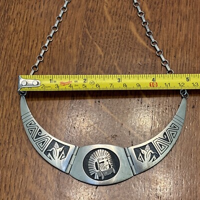 Gary Elsie Yoyokie Hopi Navajo Collar Necklace Sterling