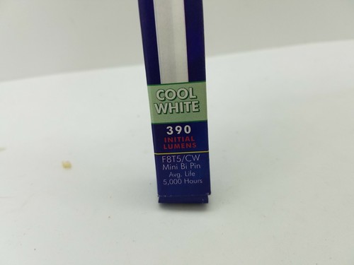 SATCO 12" S1904 8 Watt Mini Bi Pin Base F8 T5/CW, T5 Cool White Fluorescent Tube - Picture 4 of 8