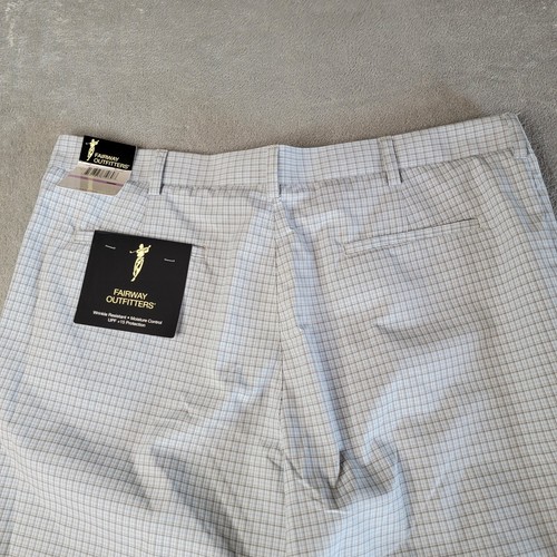 Fairway Outfitters Men's Multicolor Plaid Chino Casual Golf Shorts Size 38 NWT - Picture 4 of 12