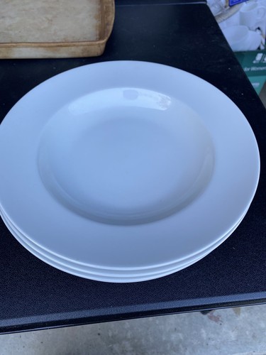 Tognana 10.5”Spaghetti Pasta Bowl White Porcelain Porcellane Italy- 3 Total