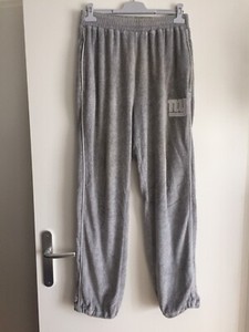Bas de survêtement pantalon jogging 90's vintage REEBOK gris blanc NY taille S
