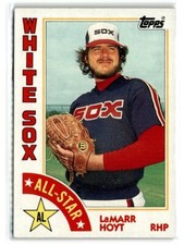 1984 Topps BASEBALL #405 LaMarr Hoyt Chicago White Sox