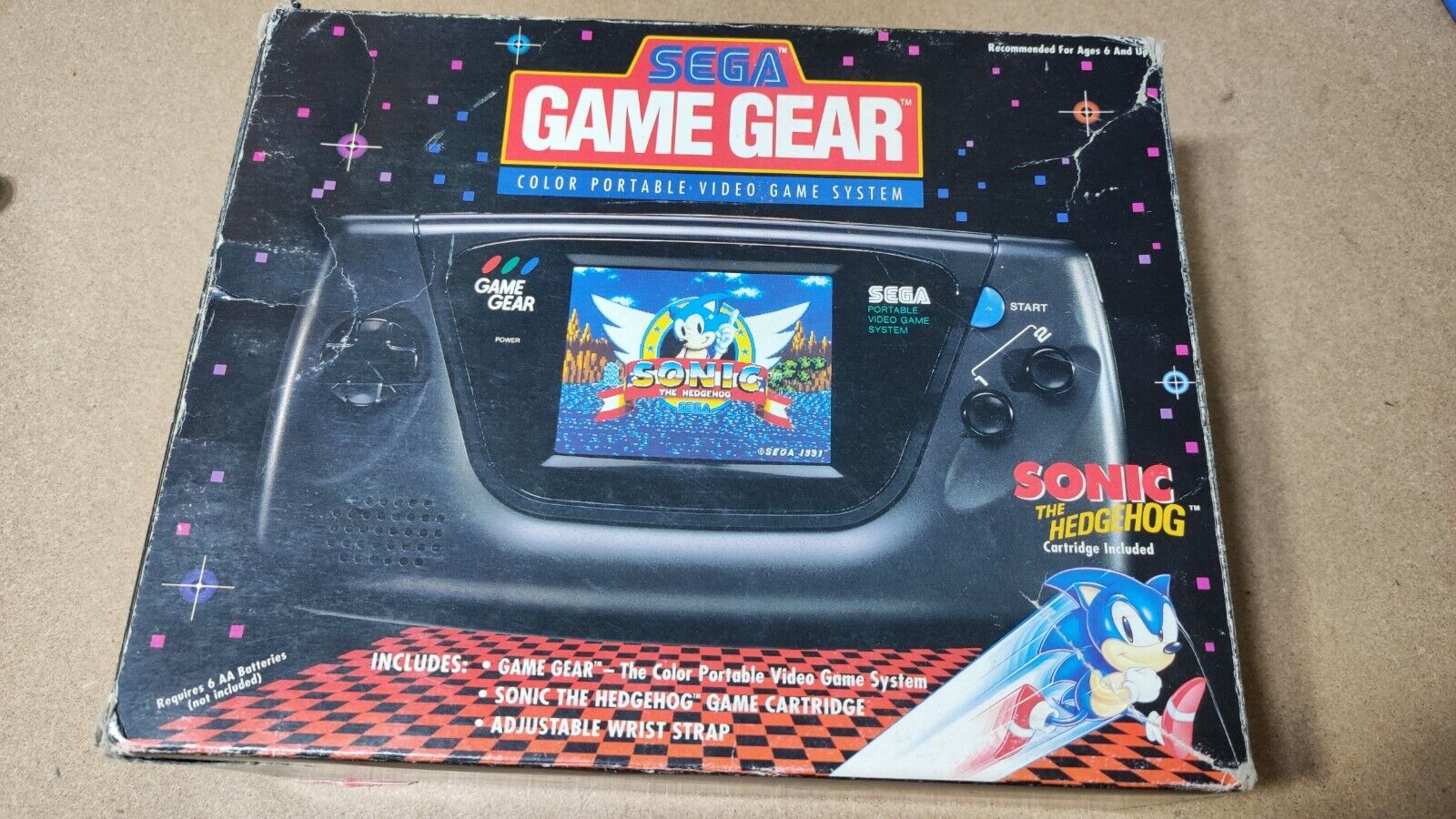  Sega Game Gear Console with Sonic 2 Game Included : Video Games