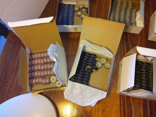 7 Boxes Coats American DUAL DUTY L/G-Style Thread 825+ Bobbins See Description - Picture 6 of 14