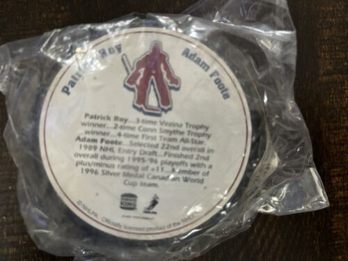 1997 Colorado Avalanche NHL Commemorative Burger King Hockey Puck - Roy - Picture 2 of 2
