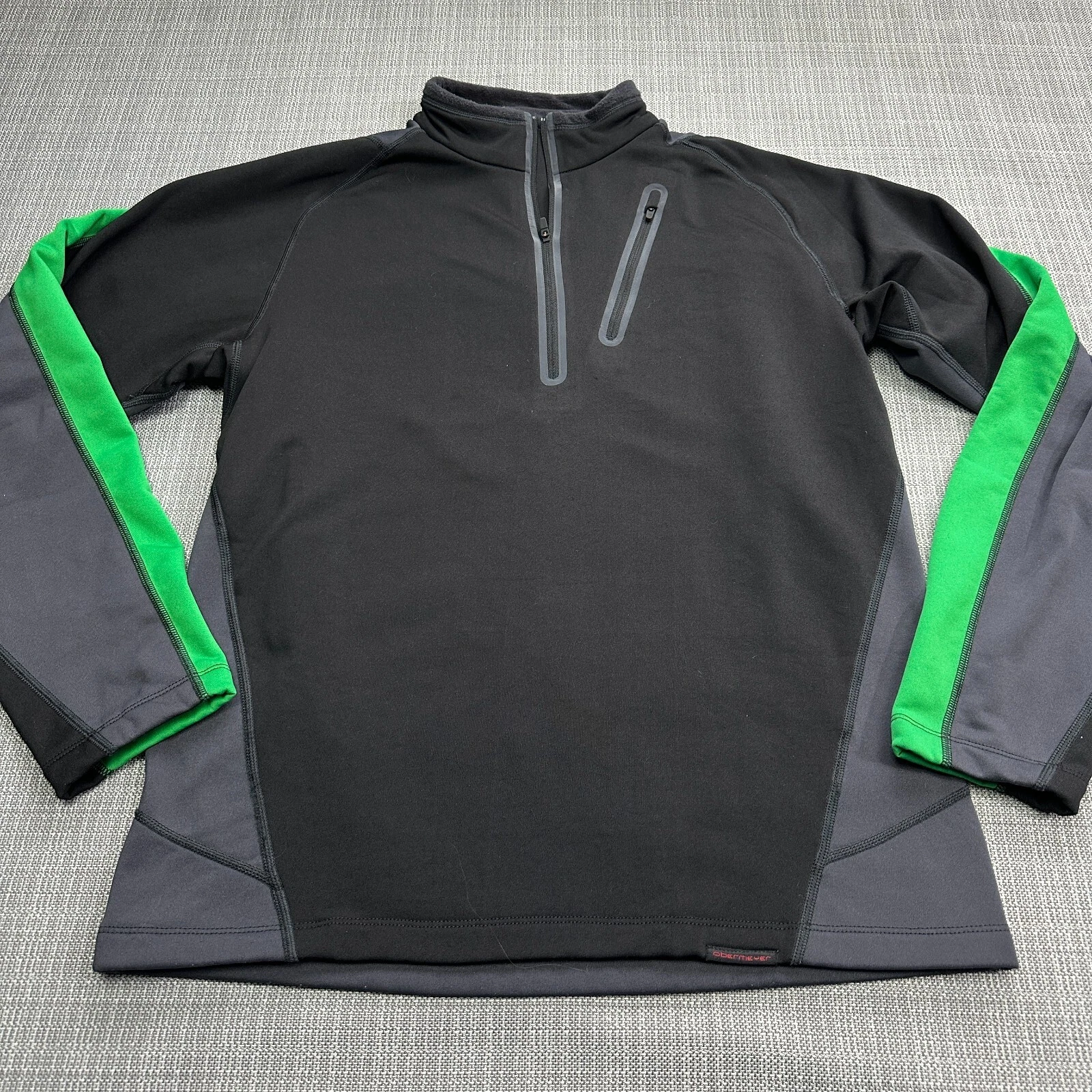 Obermeyer Quarter Zip Top Mens Medium Performance Base Layer Black Green Ski
Opens in a new window o