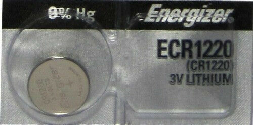 1 Fresh ENERGIZER CR1220 BATTERY 3V LITHIUM CR 1220 DL1220 BR1220 BRAND NEW - Picture 2 of 3
