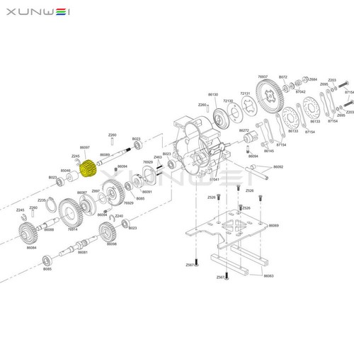 #102514 #86097 HD DRIVE GEAR 18-23 TOOTH (1M) For RC HPI SAVAGE FLUX X V2 SS 4.6 - Picture 3 of 8