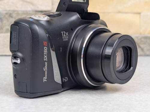 Canon PowerShot SX150 IS 14.1MP Digital Camera - Black With 16GB SD Case TESTED - Picture 3 of 10