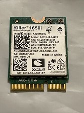 Genuine Intel Killer 1650i Wireless Wi-Fi 6 Bluetooth 5 AX201NGW ND6M1 0ND6M1