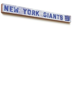 New York Giants Nfl Skinny Plaque Sign Football Man Cave Table