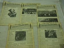 Vintage 1939 TONETTE NEWS Sheet Music News Letter Lyons Band Instrument Co. LOT