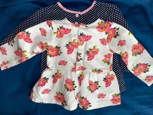 2 qty GIRL'S TOPS, blouse/DRESS 18-24 mth SWEET & SOFT and CARTER'S pre-owned - Picture 4 of 4