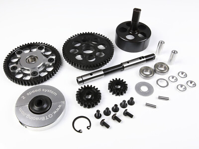GTBRacing Metal 2 speed system Gear Set for 1/5 RC Car HPI Baja 5B SS 5SC