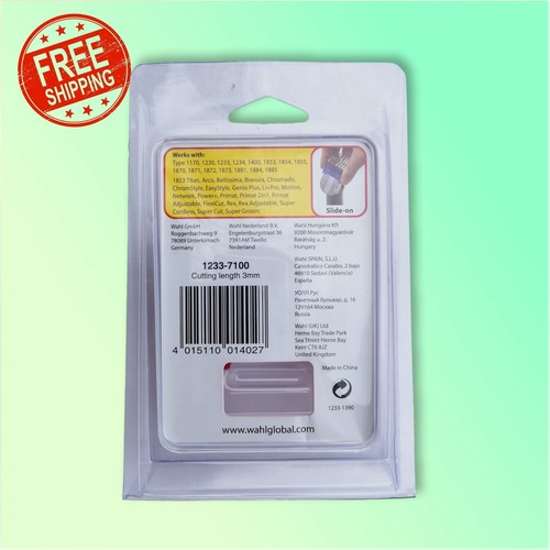 Moser Universal Acero Inoxidable Deslizable Accesorio Peine 3 mm 1233-7100 - Imagen 3 de 6