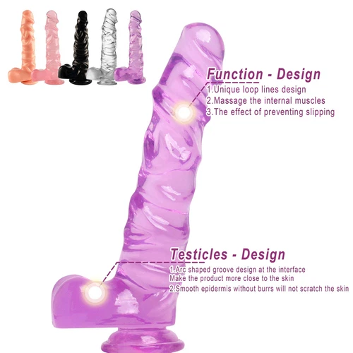 Anal Butt Plug Penis Dildo Suction Cup Vaginal Masturbator Sex Toy for Women Men - Picture 11 of 61