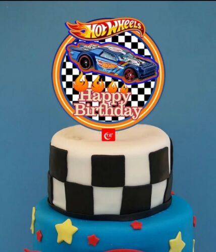 1pcs Hot wheels cake topper cars cupcake toppers hot wheel cake topper - Picture 5 of 6