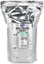 NOW FOODS Whey Protein Isolate Unflavored Powder 10 lbs. 03/28EXP 15.00 per gallon