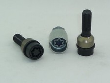 H&R Felgenschlösser Felgenschloß 2 Stk. schwarz M14x1,5x52 Flachbund bew Konus
