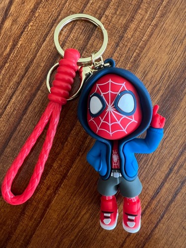 Spider-Man Keychain 3D Anime Silicone Pendant Accessories for Backpack,Handbag - 第 8/14 張圖片