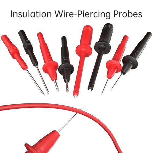 Silicone Multimeter Test Leads Kit 33PCS with Replaceable Wire Piercing Probes - Picture 8 of 8
