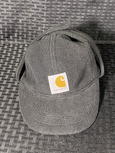 Little Kid’s Carhartt Fleece Winter Trapper Hat Size Infant/Toddler Ear Flaps - Picture 10 of 16