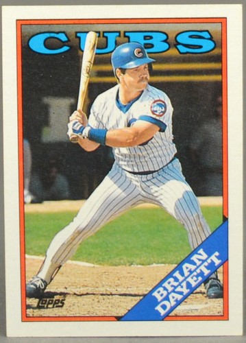 1988 Topps MLB Chicago Cubs MLB Baseball Sports Trading Cards - Your Choice - Picture 10 of 35