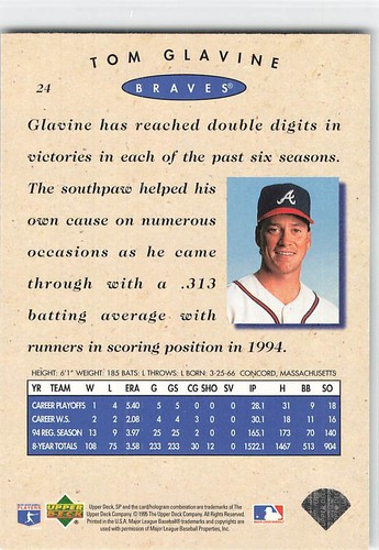 Tom Glavine Baseball Cards - RC's, Base Cards, etc. - You Pick - HOF - Braves - Picture 149 of 333