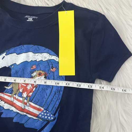 Old Navy girls XL 12 pajama set patriotic dog USA short sleeve NWT - Picture 10 of 12