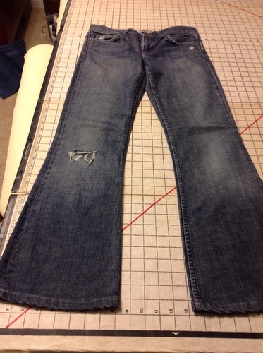Jeans Juicy Couture donna taglia 26 blu denim pantaloni casual cotone made in USA - Foto 5 di 11