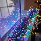 Christmas Fairy String Lights 300 Multi Coloured LED Outdoor Tree Timer Battery