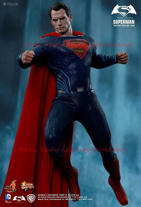 Figurine articulée version normale Hot Toys Ht 1/6 Mms343 Superman Batman  Vs Sup