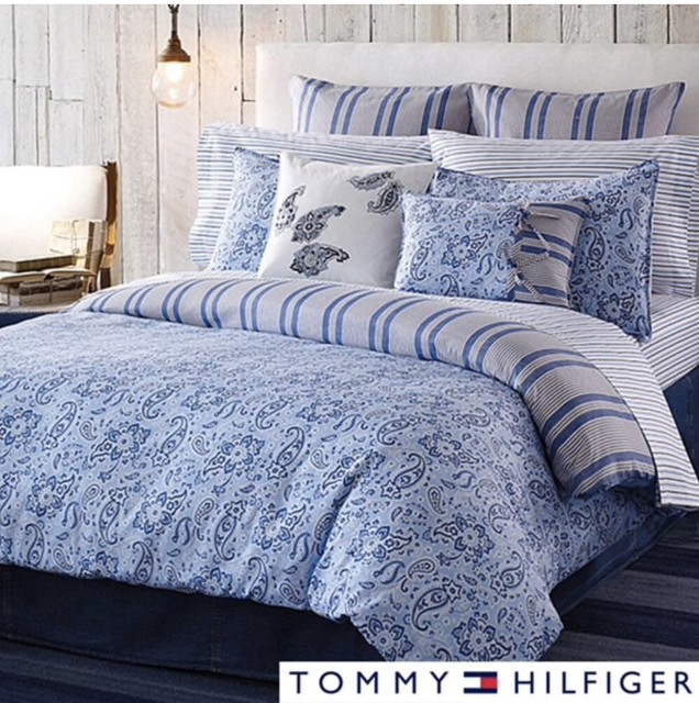 Tommy Hilfiger Bedding Great Point Twin Duvet Cover Set Best For
