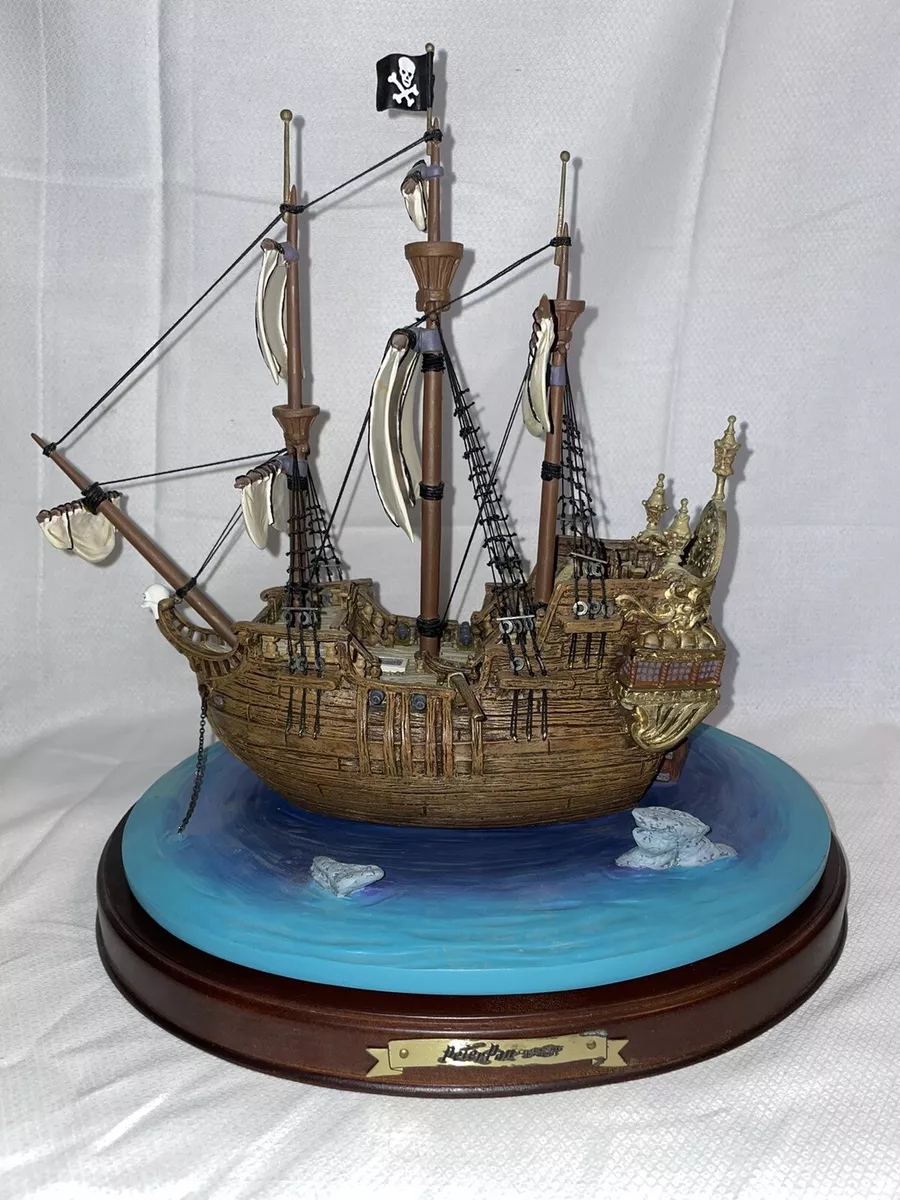 WDCC Disney Classics Captain Hook's Ship Jolly Roger Peter Pan Enchanted  Places