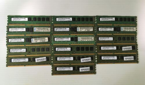 LOT OF 16 MICRON DIFFERENT MODELS 2G DDR3 PC3 10600 12800 RAM 60 DAYS WARRANTY!! - Picture 1 of 2